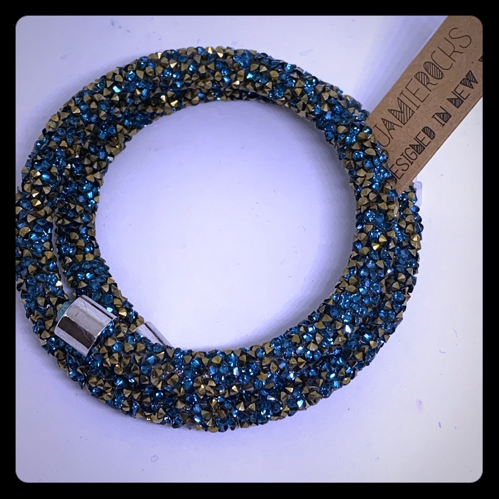 Life is Magic Sparkly Chip Wrap Bracelet [JW-102]